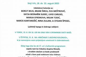 vabilo na kolonijo